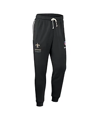 Nike Men's Black New Orleans Saints Sideline Standard Issue Dri-fit Taper Pants