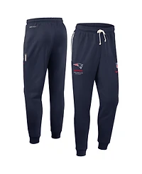 Nike Men's Navy New England Patriots Sideline Standard Issue Dri-fit Taper Pants