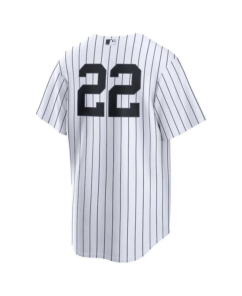 Nike Men's Ben Rice White New York Yankees Home Replica Jersey