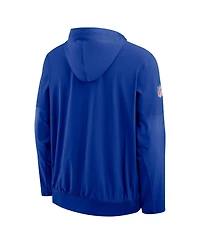 Nike Men's Royal Seattle Seahawks Alt Anorak Half-Zip Hooded Jacket