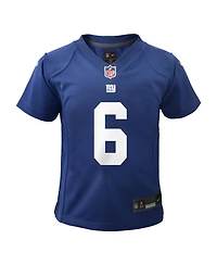 Nike Baby Boys and Girls Jaxson Dart Royal New York Giants Team Game Jersey