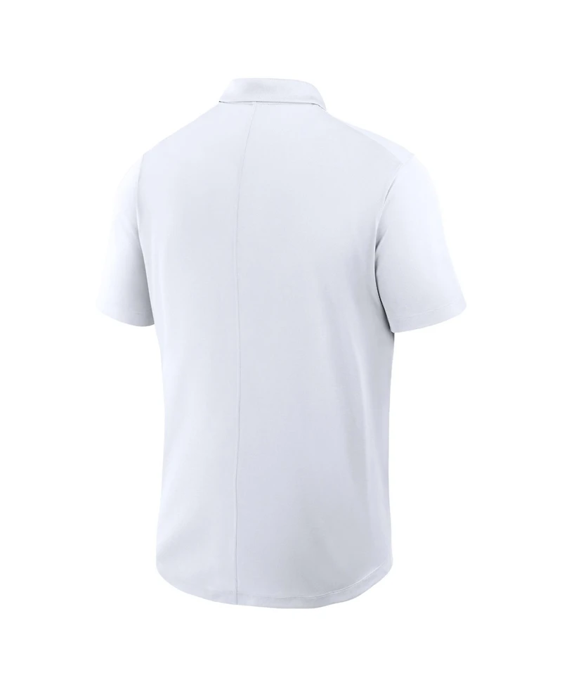 Nike Men's White Los Angeles Dodgers Alternate Victory Dri-fit Polo Shirt