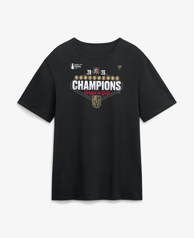 Fanatics Men's Black Vegas Golden Knights 2026 Nhl Western Conference Champions Hometown T-Shirt