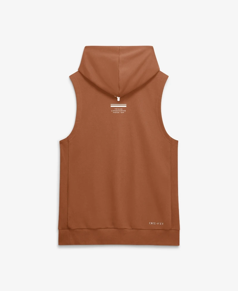 Nike Men's Texas Orange Longhorns 2026 Sideline Sleeveless Dri-fit Hoodie