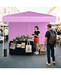Gouun 10 x 10 Foot Pop-Up Canopy Tent with 4 Removable Sidewalls