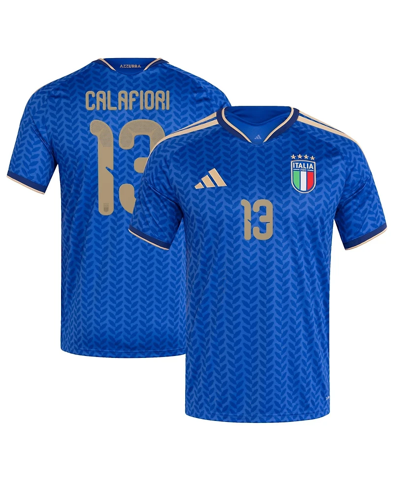Adidas Men's Riccardo Calafiori Blue Italy National Team 2026 Home Replica Jersey