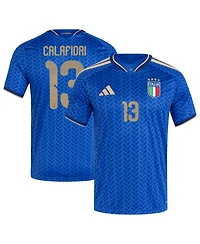 Adidas Men's Riccardo Calafiori Blue Italy National Team 2026 Home Replica Jersey