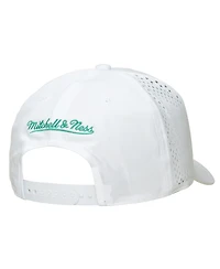 Mitchell & Ness Men's Mitchell Ness White San Antonio Spurs Perfect Lightweight Pro Crown Snapback Hat