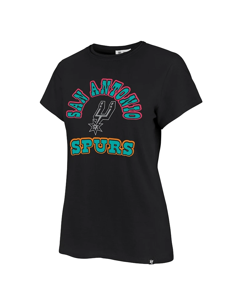 '47 Brand Women's Black San Antonio Spurs Comeback Frankie T-Shirt