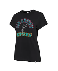 '47 Brand Women's Black San Antonio Spurs Comeback Frankie T-Shirt