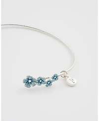Fable England Forget Me Not Silver Bangle