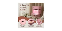 Lucky One 20.7"W Led Nightstand w/ 360 Degree Rotating Drawer Robot Design