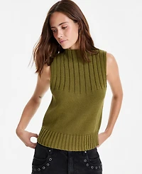 And Now This Women's Rib-Knit Mock-Neck Shell, Macy's Exclusive