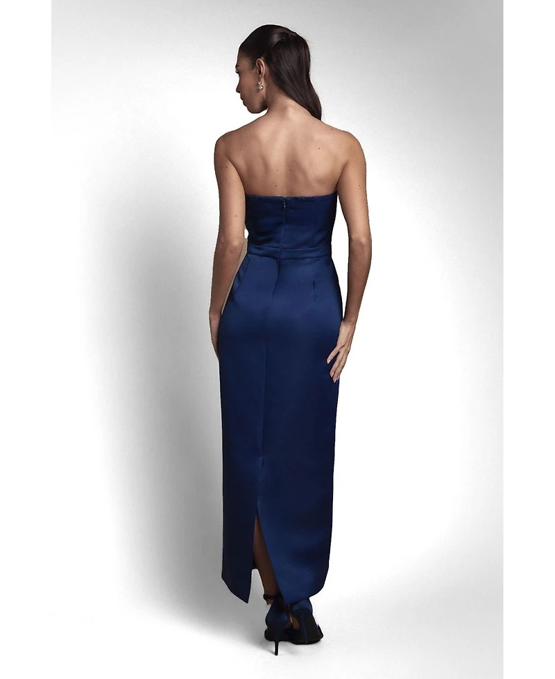 Coast Women's Bandeau Bow-Waist Maxi Dress