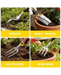 Xdovet Garden Tools Set Aluminum Alloy 7-Piece Gift