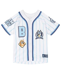 Bluey Baby Boys Athletic Button-Down Baseball Jersey