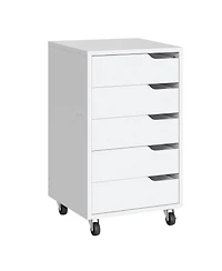 Slickblue 5-Drawer Rolling File Cabinet for Office Documents and Storage
