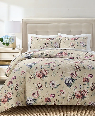 Charter Club Ophelia Floral 3-Piece Comforter Set, Full/Queen, Macy's Exclusive