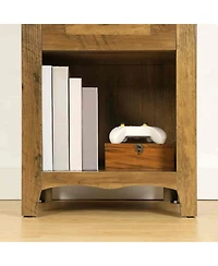 Slickblue Modern Bedside Nightstand with Built-In Charging Station and Storage