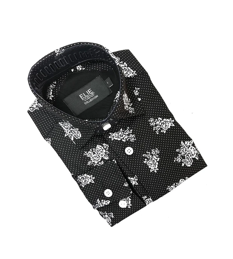 Elie Balleh Men's Slim Fit Button-Down Shirt