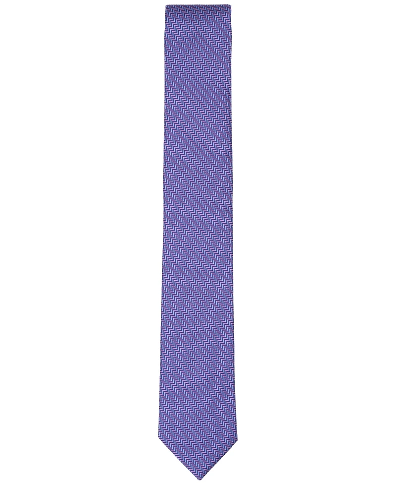 Bar Iii Men's Chevron Patten Skinny Tie
