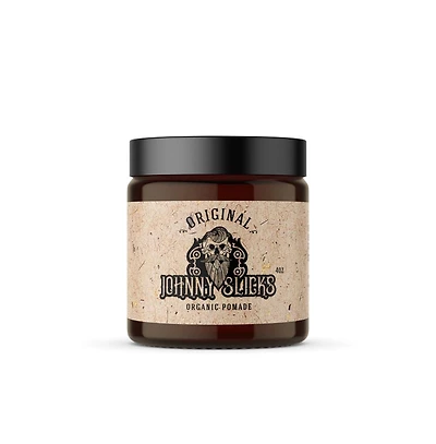 Johnny Slicks Oil Based Pomade | Low to Medium Hold and High Shine Finish | 4 oz | Original Scent