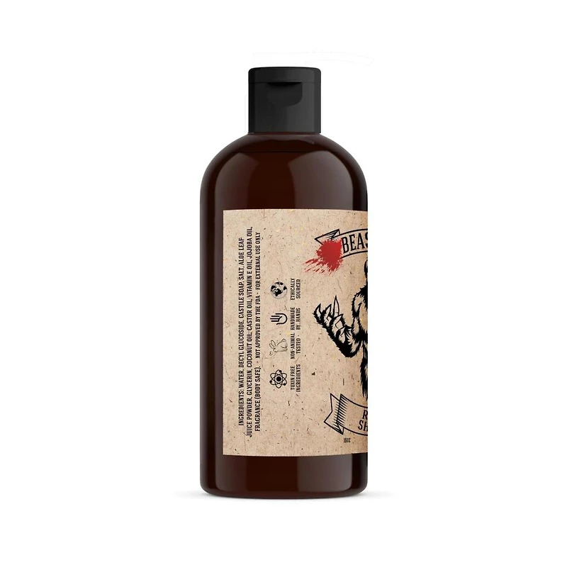 Johnny Slicks Shampoo Supports Hair Hydration and Volume 16 oz Rugged Scent