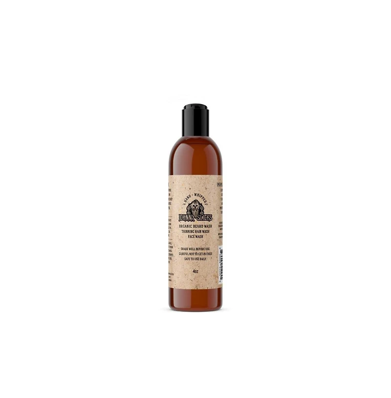 Johnny Slicks Hand Whipped Beard Wash |Supports Beard and Skin Health | 4oz