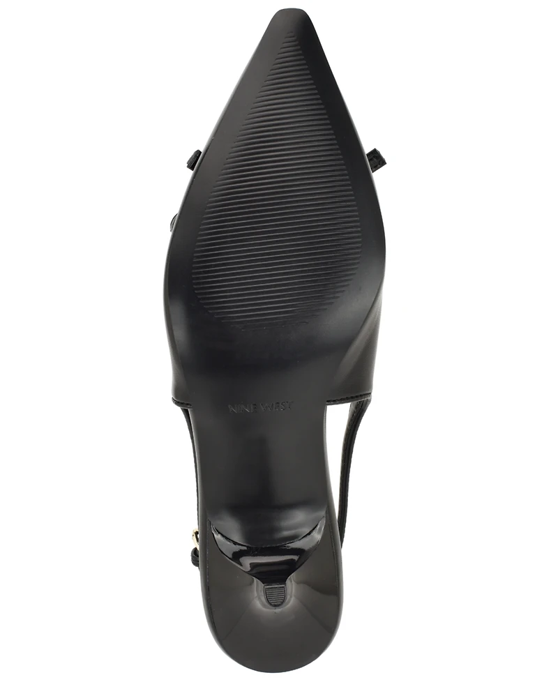 Nine West Women's Lyrical Bow Kitten Heel Pumps