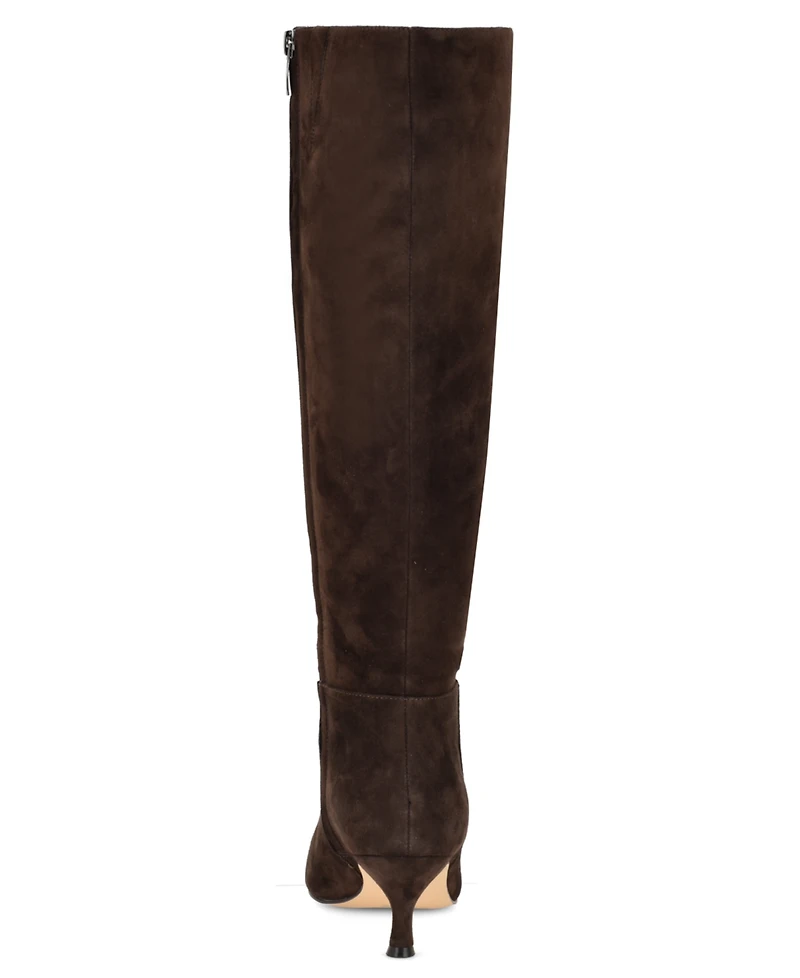 Nine West Women's Somas Tall Kitten Heel Boots