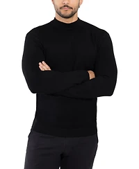 X-Ray Men's Basice Mock Neck Midweight Pullover Sweater