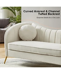 Hulala Home Sidwell Upholstered 64.6'' Loveseat