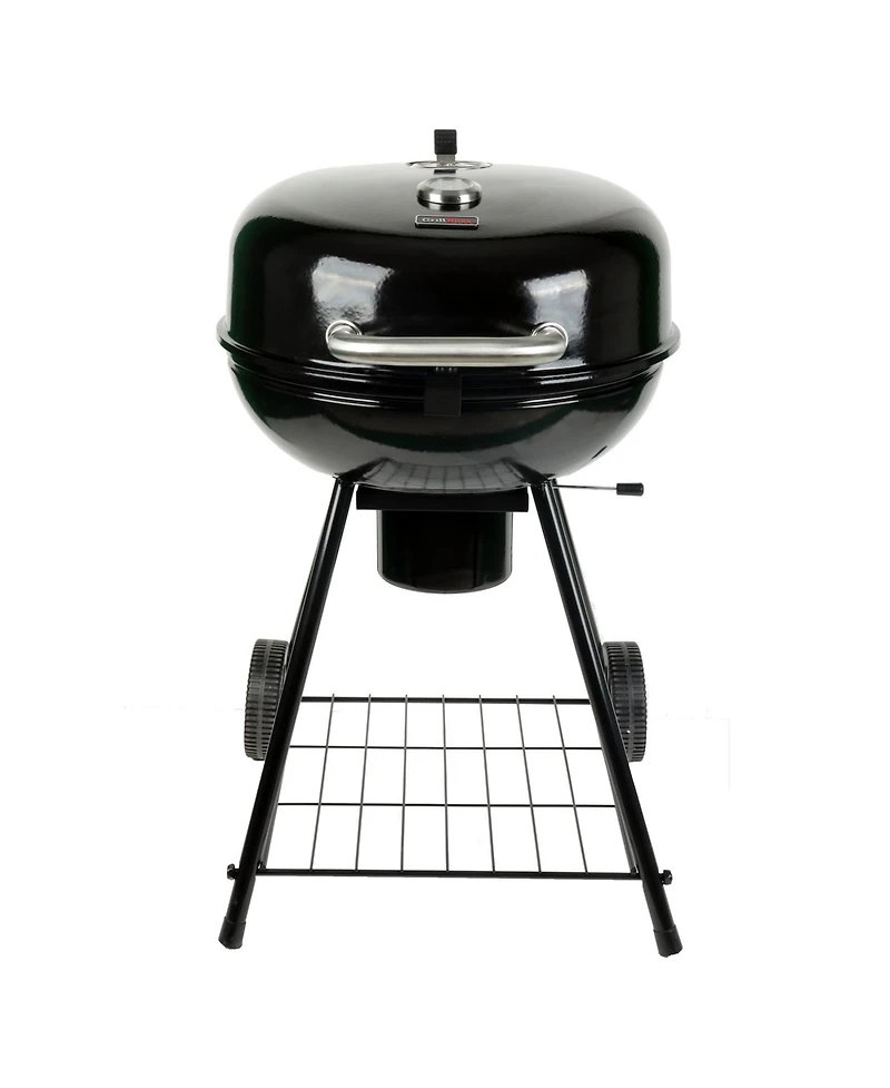 Grill Boss 22" Kettle Charcoal Grill, Porcelain Lid, Large Cooking Area