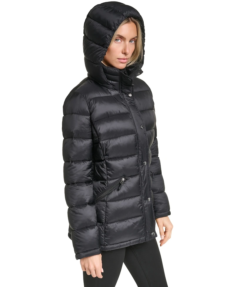 Charter Club Women's Packable Hooded Puffer Coat, Macy's Exclusive