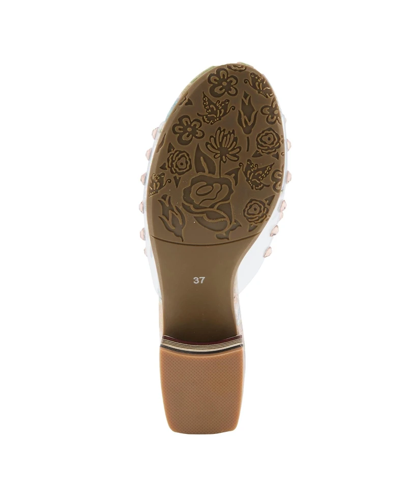 L'Artiste Women's Slides with Cushioned Insole
