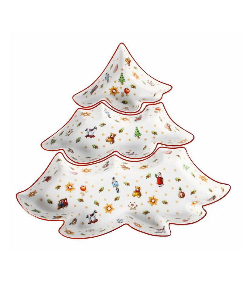 Villeroy & Boch Toy's Delight Tree Shaped 3-Piece Dip Bowl Set