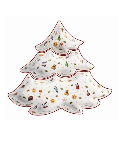Villeroy & Boch Toy's Delight Tree Shaped 3-Piece Dip Bowl Set