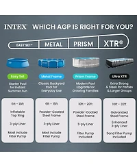 Intex 26339EH 24' x 52" Round Ultra Xtr Frame Swimming Pool Set with Filter Pump
