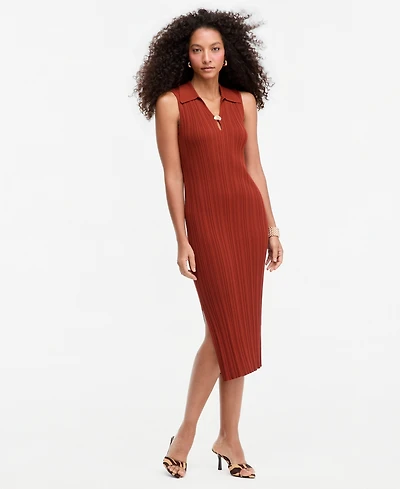 I.n.c. International Concepts Women's Ribbed-Knit Body-Con Sleeveless Sweater Dress, Macy's Exclusive