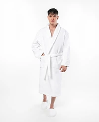 Linum Home Anovia Turkish Cotton Unisex Velour Bathrobe