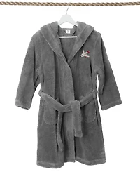Linum Home Kids Jet Plane Super Plush Double-Brushed Hooded Bathrobe
