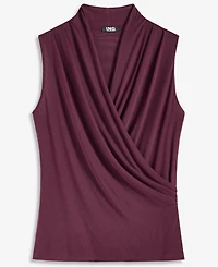 I.n.c. International Concepts Women's Mesh Surplice Tank, Macy's Exclusive