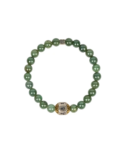 Karma and Luck Words of Wisdom - Jade Mantra Bracelet