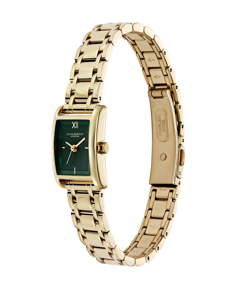 Olivia Burton Women's Mini Grove Gold-Tone Stainless Steel Bracelet Watch 16mm