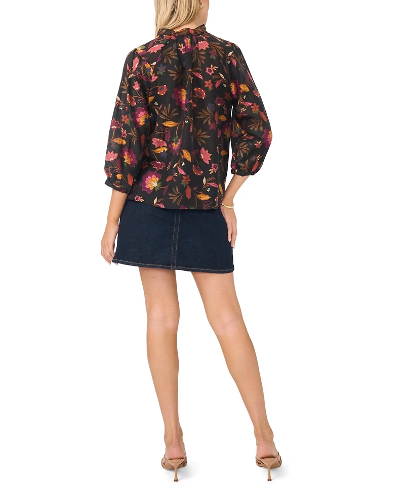 Vince Camuto Women's V-Neck Flutter-Sleeve Blouse
