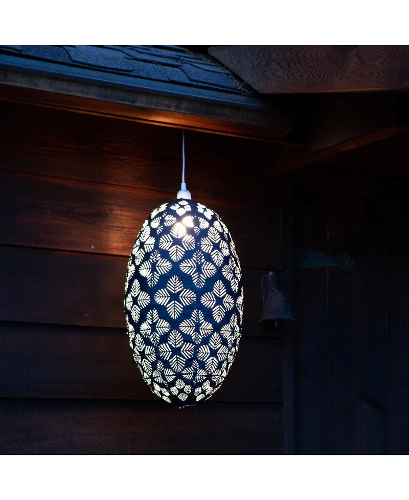 Allsop Home & Garden, Soji Stella Nova Geo Palm Pod - 22" Indoor / Outdoor Pendant Lamp (120V)