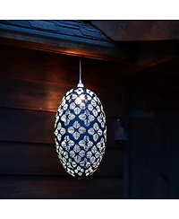Allsop Home & Garden, Soji Stella Nova Geo Palm Pod - 22" Indoor / Outdoor Pendant Lamp (120V)