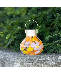 Allsop Home & Garden, Tea Solar Lanterns 5" Handblown Glass