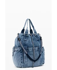 Desigual Women's Large denim backpack