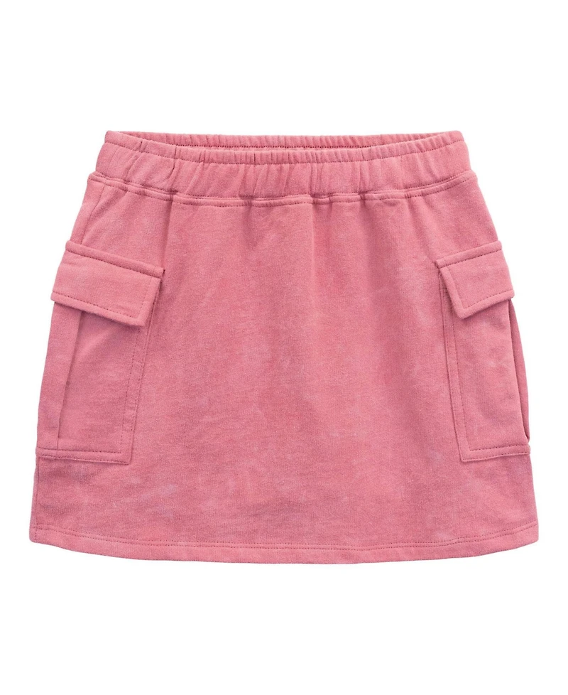 Justice League Toddler Girls Supergirl Cropped 2-Piece T-Shirt and Skort Set
